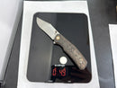 North Mountain Blade Jellyfish 4th Generation 3.5in M390 Blade Brown Ceramic Carbon Fiber Handle