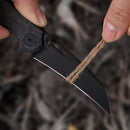 Wixco Wortex WX16-B – 3.1" 14C28N Liner Lock Black Carbon Fiber Knife