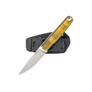 Kubey JL KUB356C Fixed Blade Knife – Ultem Handle, D2 Steel