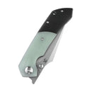 Kansept Knives K1034A5 Folding Knife 3.48in S35VN Blade Titanium / Jade G10 Handles