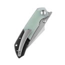 Kansept Knives K1034A5 Folding Knife 3.48in S35VN Blade Titanium / Jade G10 Handles
