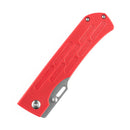 Kansept Reedus T1041A2 – 3.5" Stonewashed 154CM Clip Point Blade, Red G10 Handle, Liner Lock – Designed by D.O.C.K.