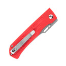 Kansept Reedus T1041A2 – 3.5" Stonewashed 154CM Clip Point Blade, Red G10 Handle, Liner Lock – Designed by D.O.C.K.