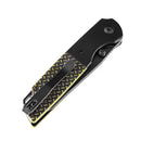 Kansept Warrior T1005T2 – Black TiCN/Stonewashed Tanto D2 Blade, Black & Green G10 Handle, Kim Ning Design