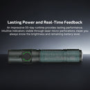 Olight Warrior Ultra 2500 Lumen Rechargeable LED Flashlight 1 * 21700 Battery - Stealth Grey