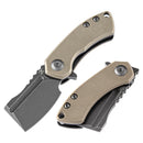 Kansept Mini Korvid 1.45" Gray TiCn Coated 154CM Light Sand G10 T3030A2