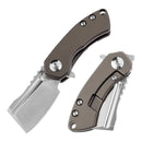 Kansept Mini Korvid 1.45" Satin CPM-S35VN Bronze Anodized Titanium K3030A3