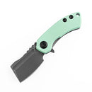 Kansept Mini Korvid 1.45" Gray TiCn Coated CPM-S35VN Tiffany Blue G10 K3030A1