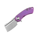 Kansept Mini Korvid 1.45" Stonewashed CPM-S35VN Purple Anodized Titanium K3030A4