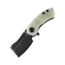 Kansept Mini Korvid 1.45" Black TiCn Coated 154CM Jade G10 T3030A4