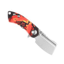 Kansept Knives Mini Korvid T3030S2 – Satin CPM-S35VN Blade, Carbon Fiber Handle, Frame Lock Design