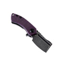 Kansept Mini Korvid 1.45" Gray TiCn Coated 154CM Purple G10 T3030A3
