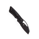 Kansept Goblin K2016A2 – 2.18" Satin CPM-S35VN Wharncliffe Blade, Black Anodized Titanium Handle, Frame Lock – Designed by Marshall Noble
