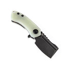 Kansept Mini Korvid 1.45" Black TiCn Coated 154CM Jade G10 T3030A4