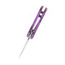 Kansept Mini Korvid 1.45" Stonewashed CPM-S35VN Purple Anodized Titanium K3030A4