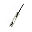 Kansept Mini Korvid 1.45" Black TiCn Coated 154CM Jade G10 T3030A4
