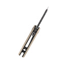 Kansept Mini Korvid 1.45" Gray TiCn Coated 154CM Light Sand G10 T3030A2