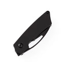 Kansept Goblin K2016A2 – 2.18" Satin CPM-S35VN Wharncliffe Blade, Black Anodized Titanium Handle, Frame Lock – Designed by Marshall Noble