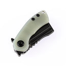 Kansept Mini Korvid 1.45" Black TiCn Coated 154CM Jade G10 T3030A4