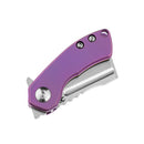 Kansept Mini Korvid 1.45" Stonewashed CPM-S35VN Purple Anodized Titanium K3030A4