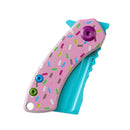 Kansept Mini Korvid-Only Sell outside of US 1.45" Stonewashed 154CM G10 and Pink Donut Print Blue Pink T3030B1