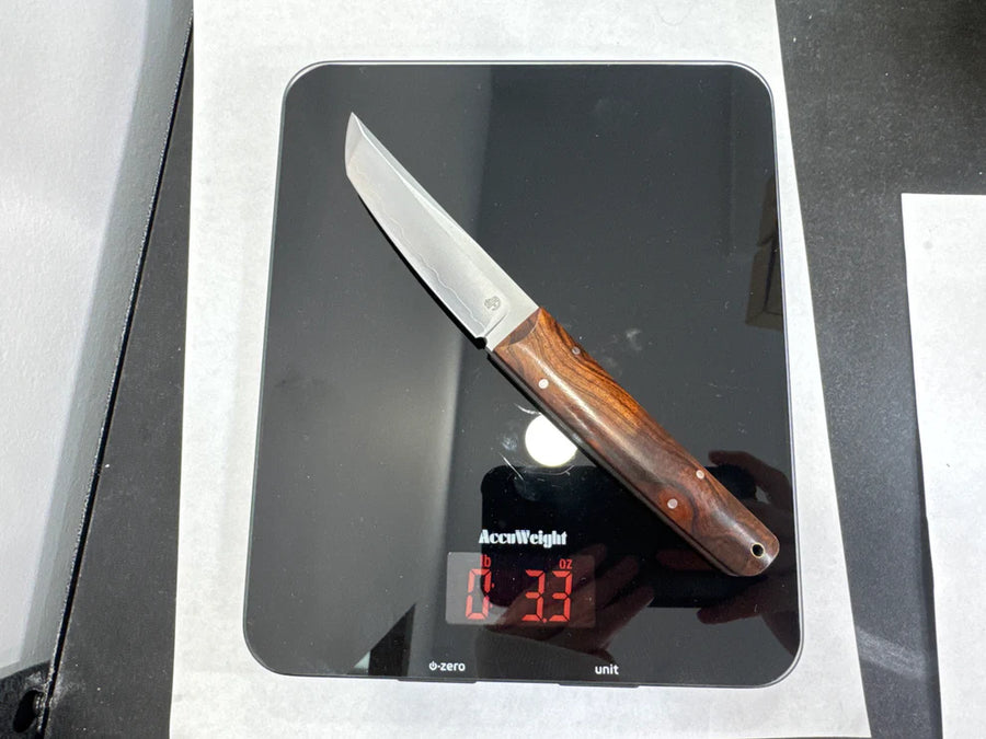 North Mountain Blade Chop Mini Fixed Desert Ironwood Knife