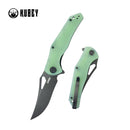 Kubey Knife Phemius 3.66" 14C28N Jade G10 KUB149H