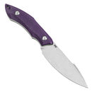 Tenable Luccio G007A5 – 3.81" Stonewashed 14C28N Blade, Purple G10 Handle