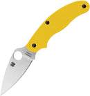Spyderco UK Penknife Salt Series – 2.93" LC200N Blade, Yellow FRN Handles – SpyderEdge (C94SYL)