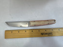 North Mountain Blade Chop Mini Fixed 3.5" SLD-Magic Full Tang Blade Camel Bone Handle