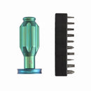 Kansept Drive-R-Saurus G018P2 multitool held in hand showing compact size and ergonomic design
