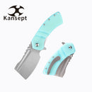 Kansept XL Korvid 3.55" 154CM Tiffany blue G10 T1030A7