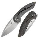 Kansept ODD 21 3.08" Satin CPM 20CV Titanium with Tiger Stripe Finish K1077A4