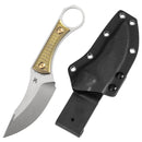 Kansept Niko 2.9" Bronzed Anodized Titanium with Frag Pattern Plain Bronze D2 G004A3