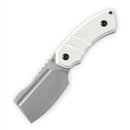 Kansept Korvid S 2.9" 14C28N Black Stonewashed White G10 G2030A2