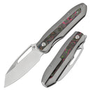 KANSEPT Thunderhead 3.58" CPM S35VN Plain Gray Green Pink K1106A4