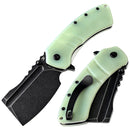 Kansept XL Korvid 3.55" 154CM Jade G10 T1030A3