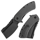 Kansept XL Korvid 3.55" CPM S35VN Carbon Fiber and G10 Black K1030A10