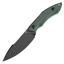 Tenable Luccio G007A1 – 3.81" Blackwash 14C28N Blade, Green G10 Handle