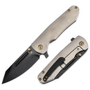 Kansept Superhawk 3.89'' CPM-S35VN Blackwash Titanium with Orange Peel Finish K1084A2