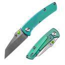 Kansept Little Main Street 2.26" Stonewashed CPM-S35VN Titanium Green K2015A4