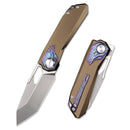 Remette RT-Peregrine Falcon 3.15in Reverse Tanto M390 Blade Titanium Handles RTT1-BGX