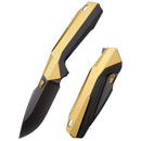 Remette RT-WK1 Disassembly 3.46" M390 DLC Golden Black RT-WK1-G