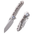 Remette Kestrel 2.83" S35VN  Titanium Gray RTPO-C