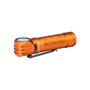 Olight Perun 3 Headlamp – Orange | 3,000 Lm Rechargeable Right‑Angle Headlamp with Dual White & Red Light Modes