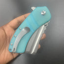 Kansept XL Korvid 3.55" 154CM Tiffany blue G10 T1030A7