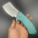 Kansept XL Korvid 3.55" 154CM Tiffany blue G10 T1030A7