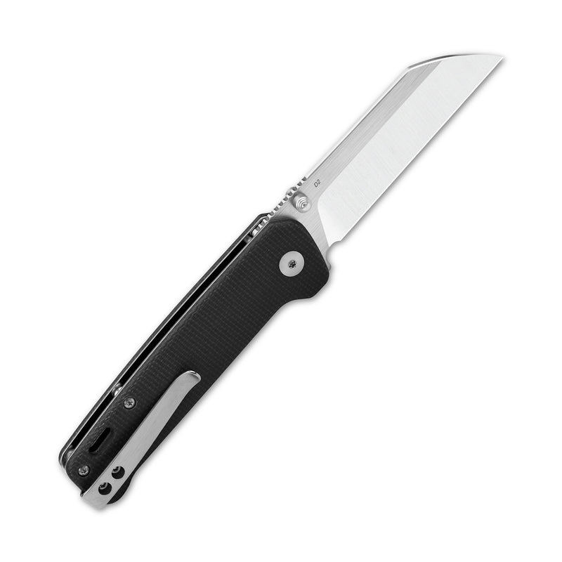 QSP PENGUIN QS130-I Folding Knife SATIN D2 Black Micarta