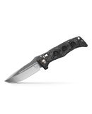 BENCHMADE AUTO MINI ADAMAS 2730-03 3.25" SATIN CPM-MAGNACUT MARBLED CARBON FIBER HANDLES