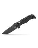 BENCHMADE MINI AUTO ADAMAS 2730GY-1 3.25" GRAY CPM-CRUWEAR BLACK G-10 HANDLE